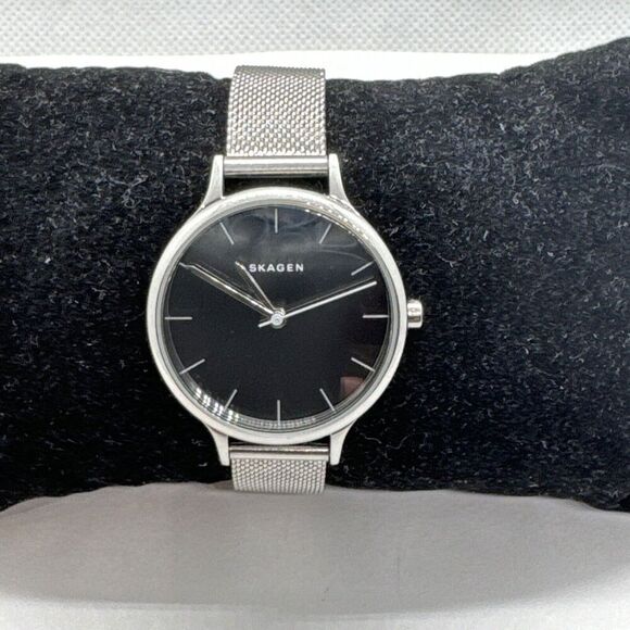 Skagen Anita SKW2410 Women Silver Stainless Steel Mesh Analog Dial Watch JNA575 main image 9